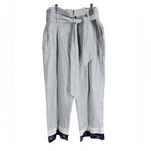 Madewell x The New Denim Project® Patchwork Paperbag Pants 12